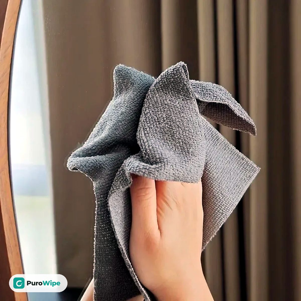 Close-up of the soft double-sided microfiber sheet